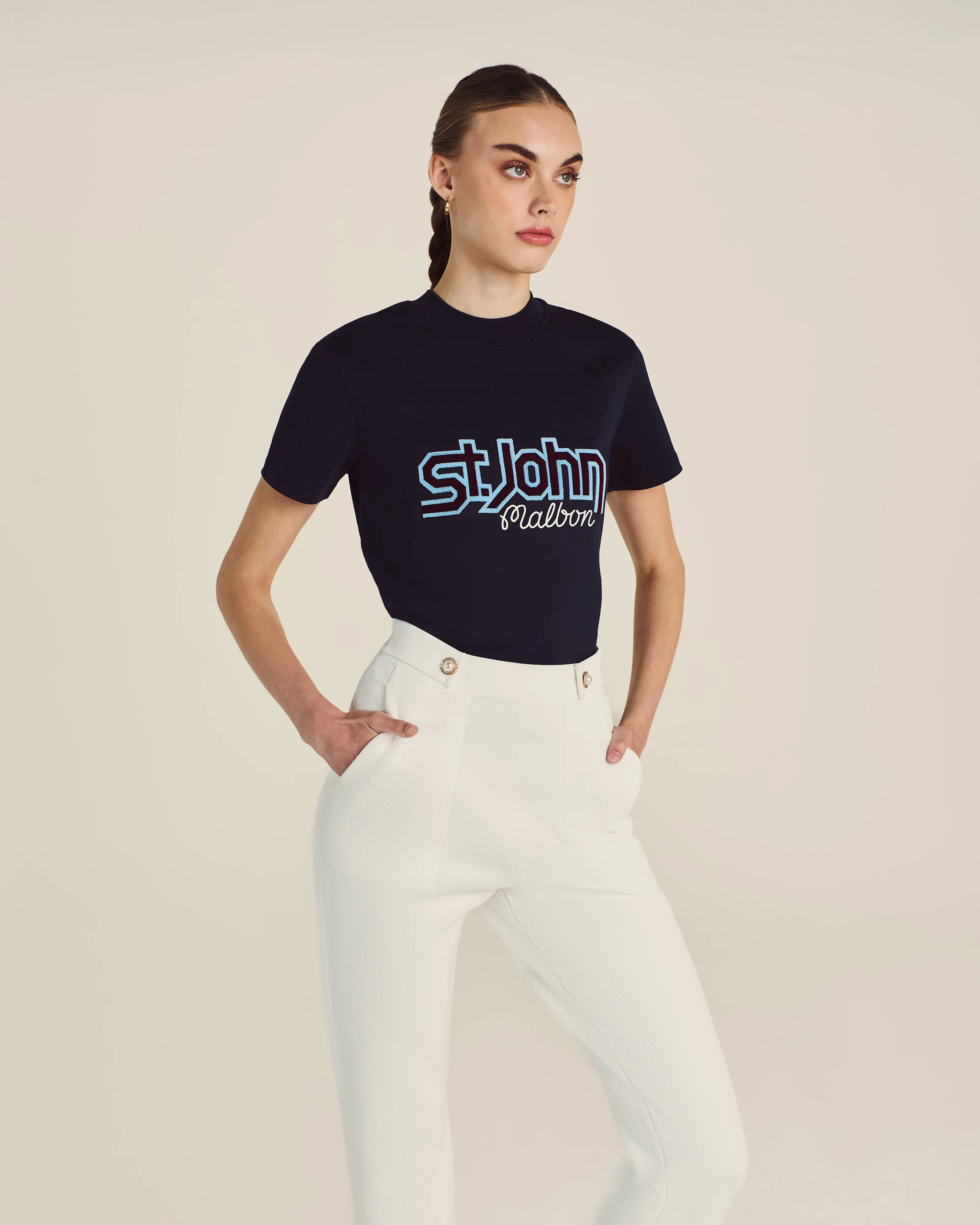 ST. JOHN VINTAGE LOGO TEE - Image 3